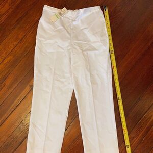 NWT Alfred Dunner Barcelona White Slacks Size 8